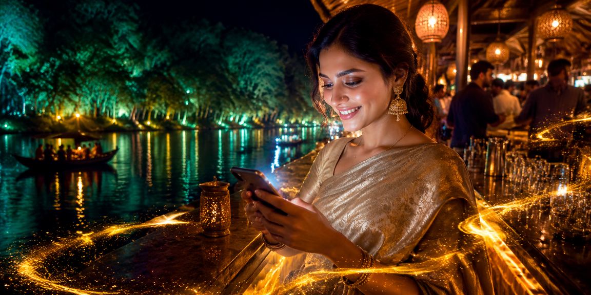 A Bangladeshi woman in Sylhet playing responsibly on the 32000 casino platform via mobile